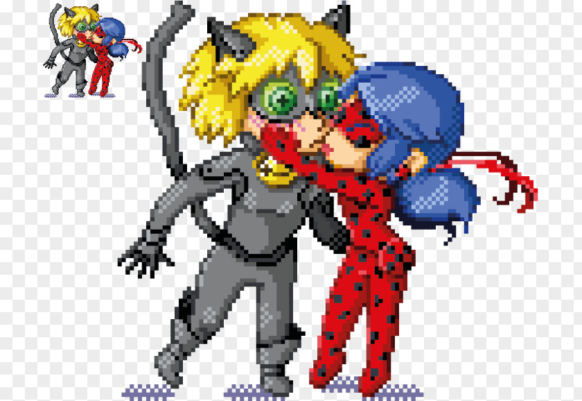 Don't Wanna Know Adrien Agreste Pixel Art PNG