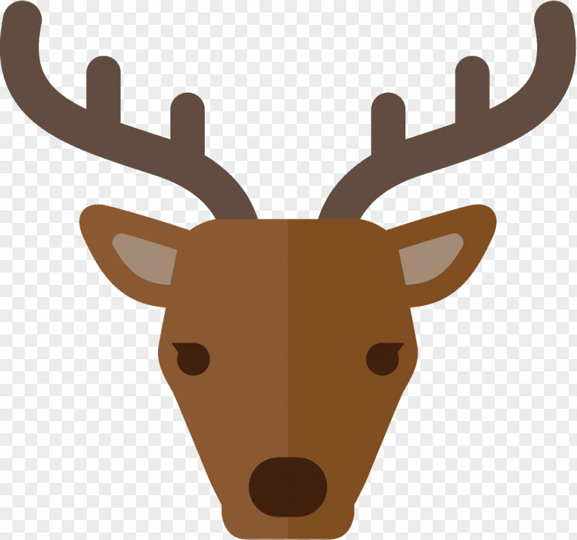 Fawn Moose Reindeer Christmas PNG