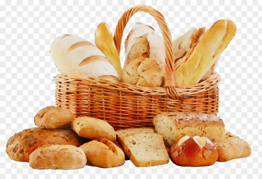 Food Bread Basket Ingredient Junk PNG