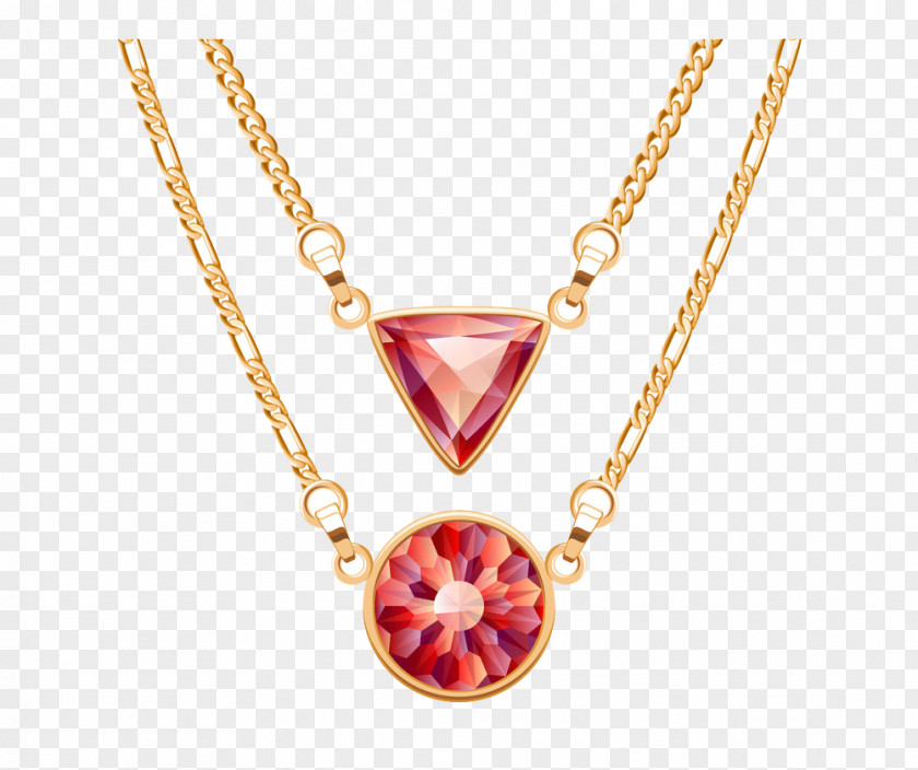 Gemstone Pendant Necklace Jewellery Clip Art PNG