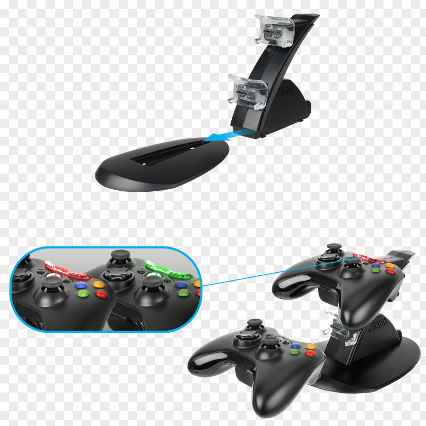Joystick Battery Charger Xbox 360 Controller Game Controllers PNG