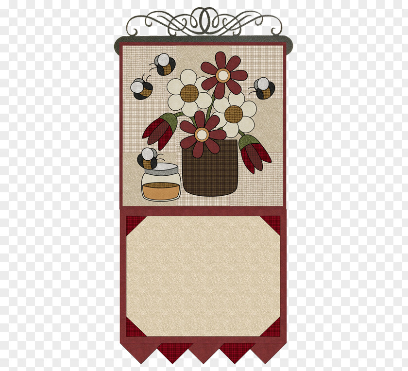 Wooden Hanger Quilt Pattern Appliqué Calendar Month PNG