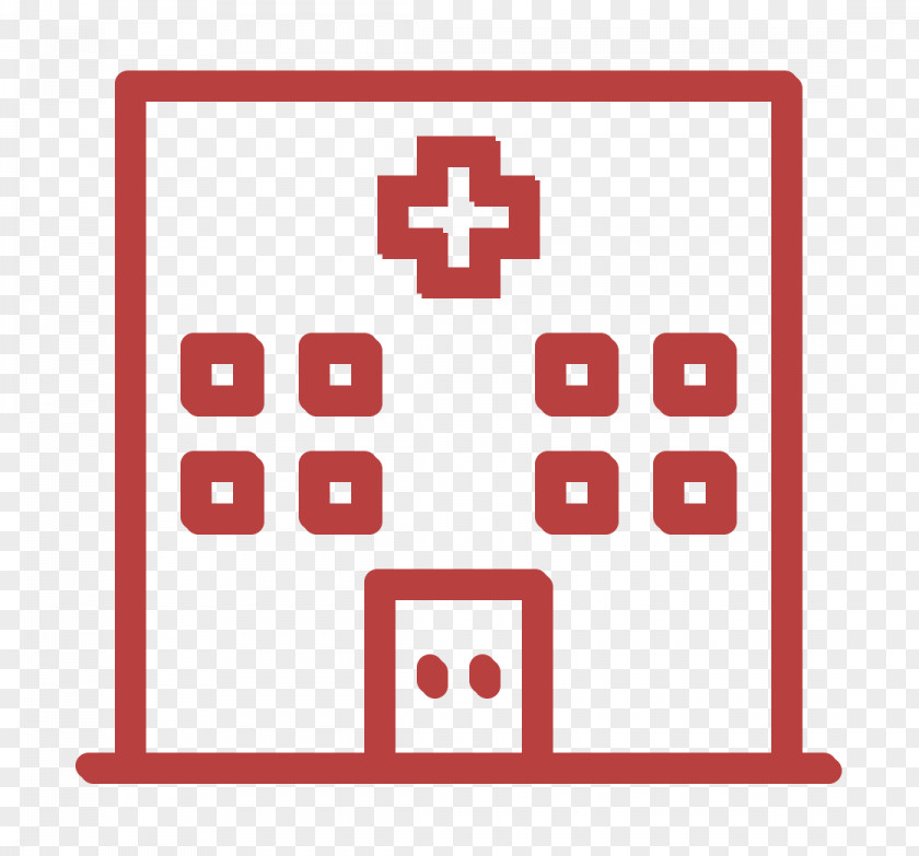 Building Icon Healthy Hospital PNG