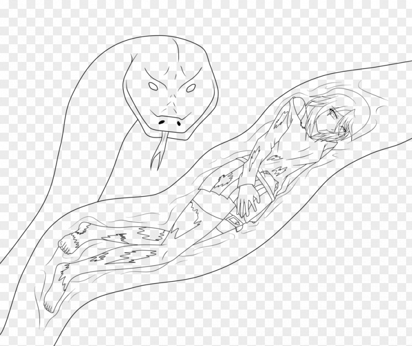 Design Finger Drawing Line Art Sketch PNG