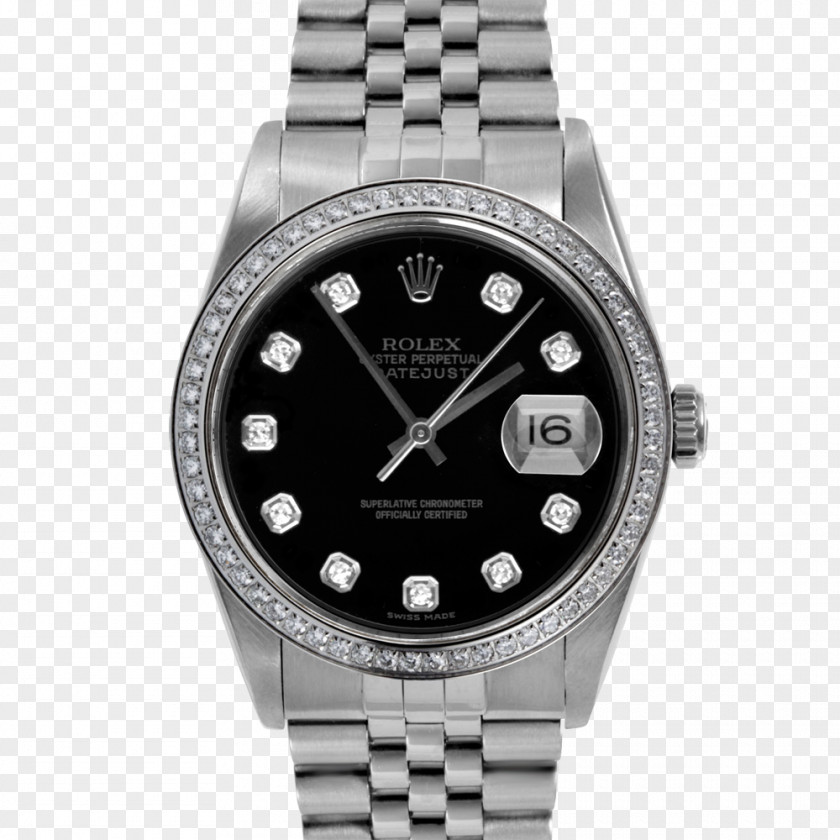 Rolex Datejust Watch Oyster Diamond PNG