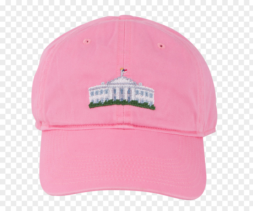 White House Baseball Cap Hat North Portico Needlepoint PNG