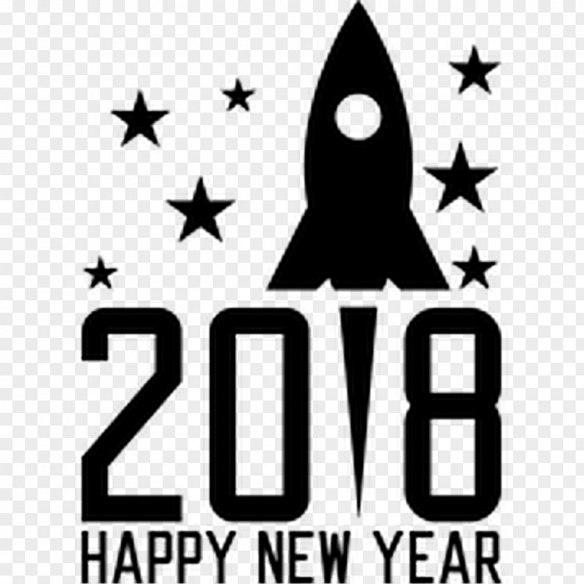 2018 T-shirt New Year's Day Eve PNG
