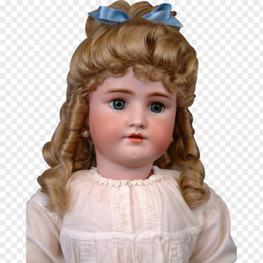 Doll Blond Brown Hair Toddler PNG