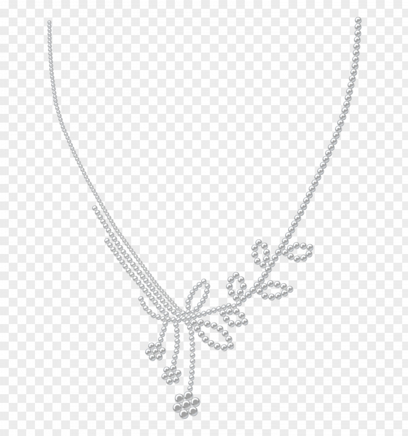 Necklace Body Jewellery White PNG