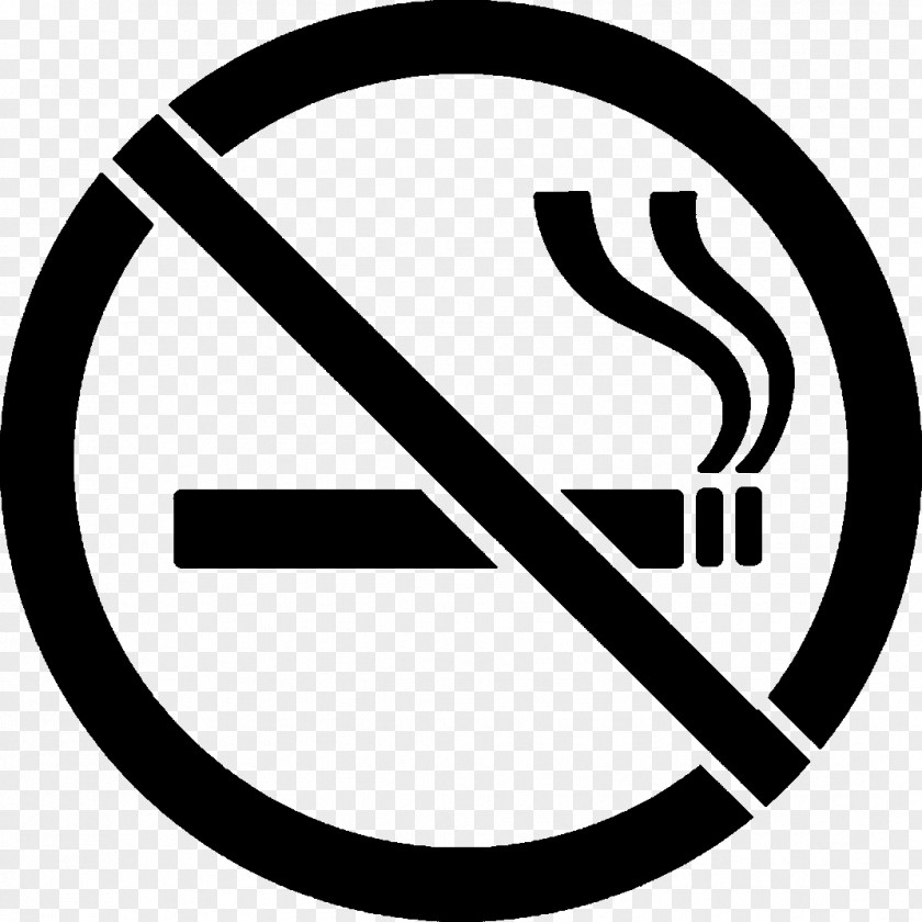 Stencil Smoking Cessation Symbol PNG