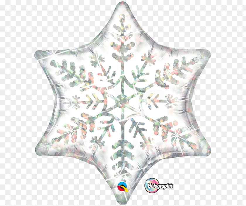 Winter Snowflakes Elements Mylar Balloon Snowflake Christmas Party PNG