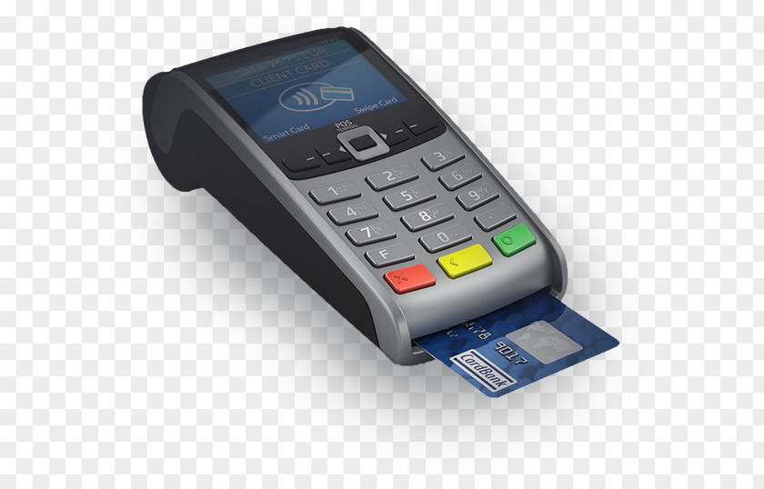 Credit Card Payment Terminal Point Of Sale Processor PNG