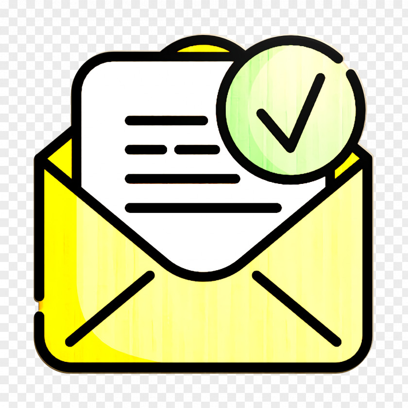 Email Icon Tick Mail PNG