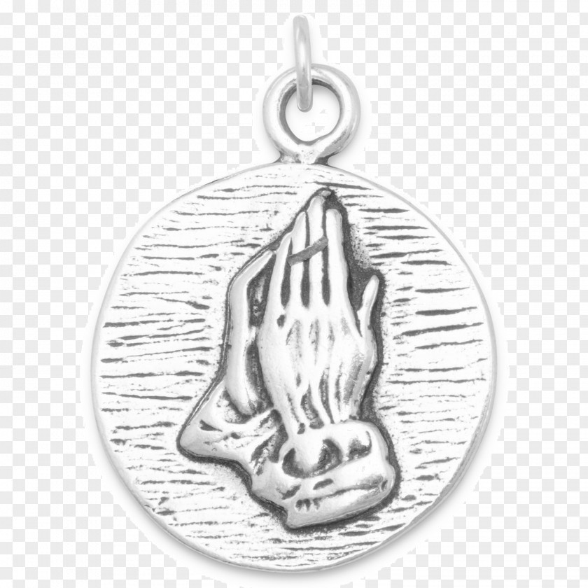 Necklace Praying Hands Prayer Charm Bracelet Locket PNG
