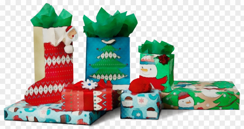 Packaging And Labeling Christmas Eve Present Gift Wrapping PNG