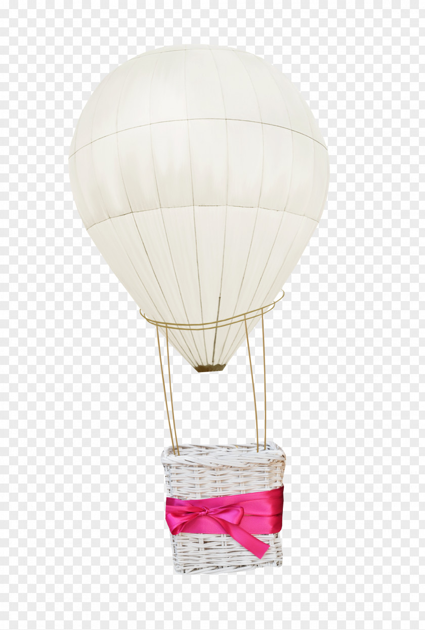 Pink Hot Air Balloon PNG