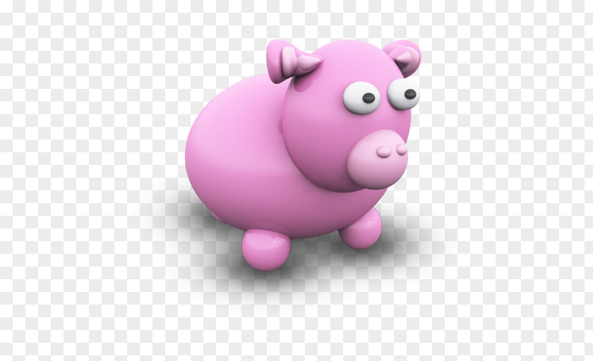 PinkCowPorcelaine Pink Pig Snout PNG