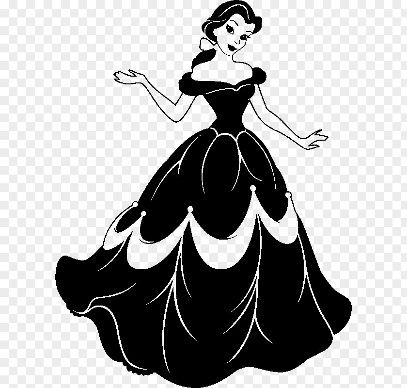 Silhouette Gown Character Clip Art PNG