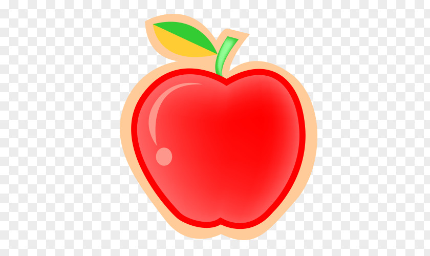 Vector Apple Fruit Strawberry Heart Valentines Day Love Food PNG