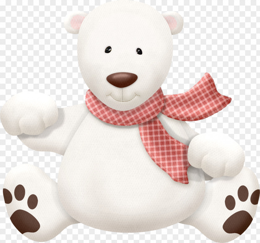 Bear Polar Christmas Clip Art PNG