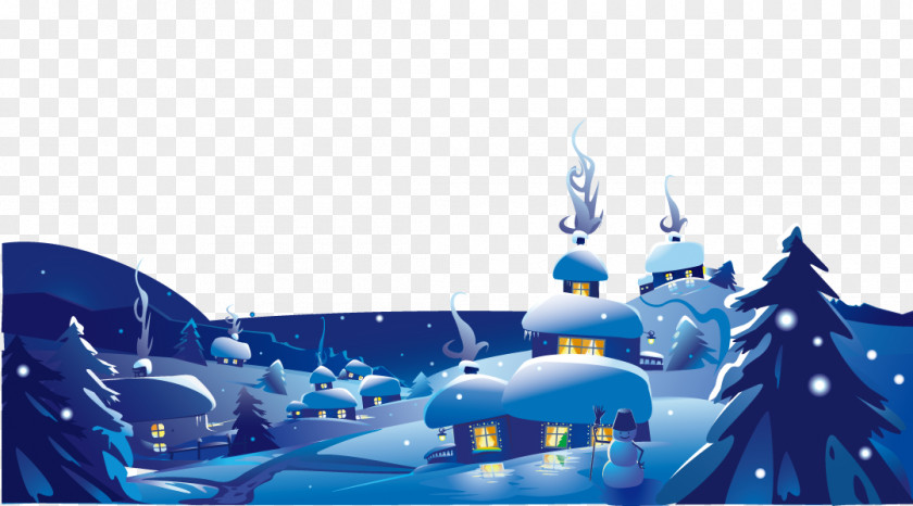 Cartoon Snow Village Ded Moroz Petrovac KK Radnik Bijeljina Christmas Holiday PNG