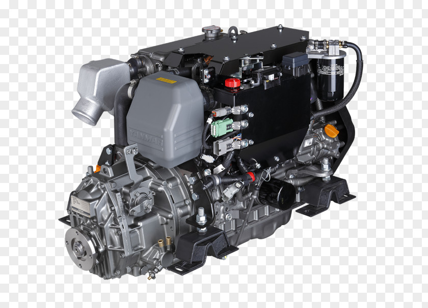 Engine Diesel Common Rail Fuel Injection Inboard Motor PNG