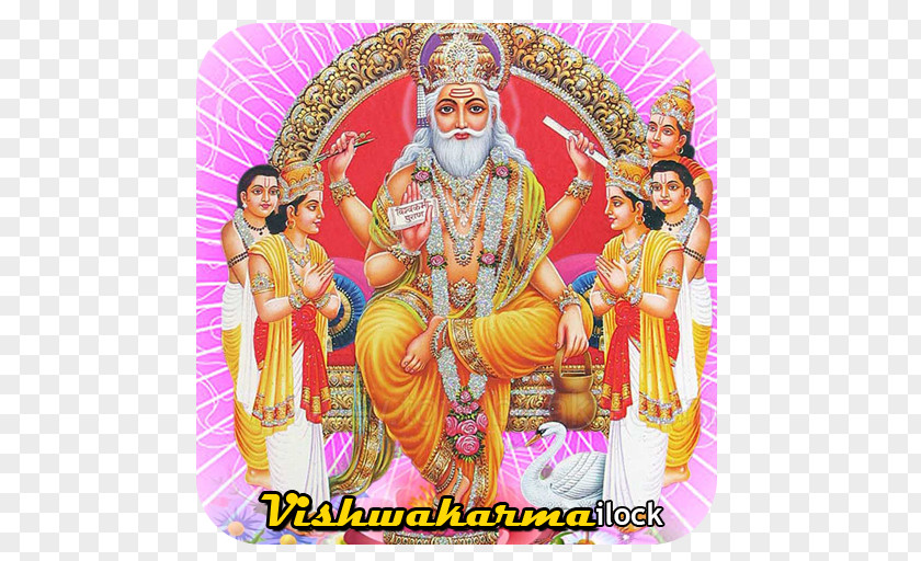 Krishna Mahadeva Vishvakarman Vishwakarma Puja Dwarka PNG