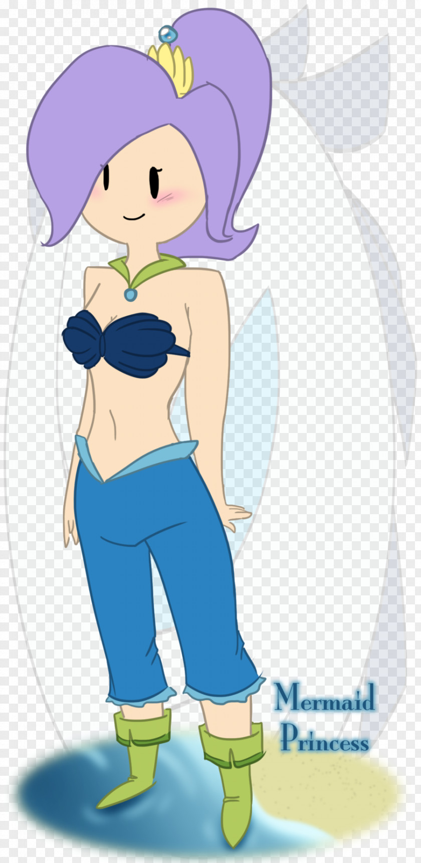 Mermaid DeviantArt Character PNG