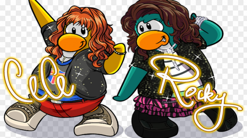 Penguin Club Nightclub Dance Party PNG