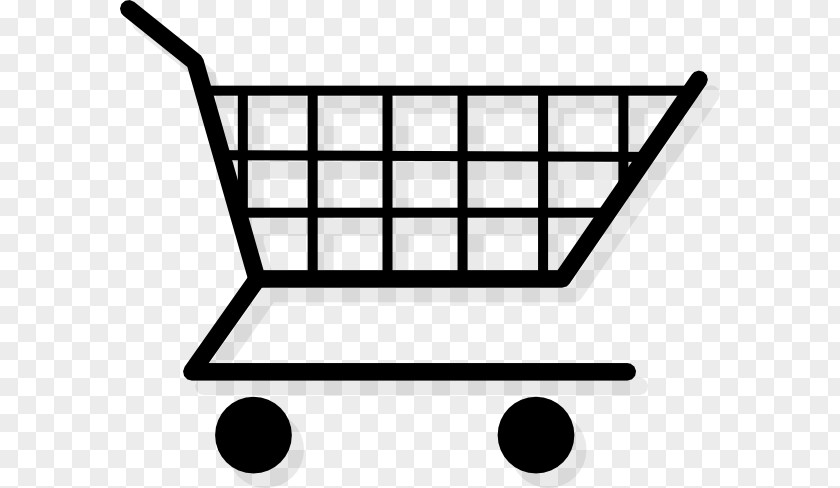 Supermarket Shopping Cart Clip Art PNG