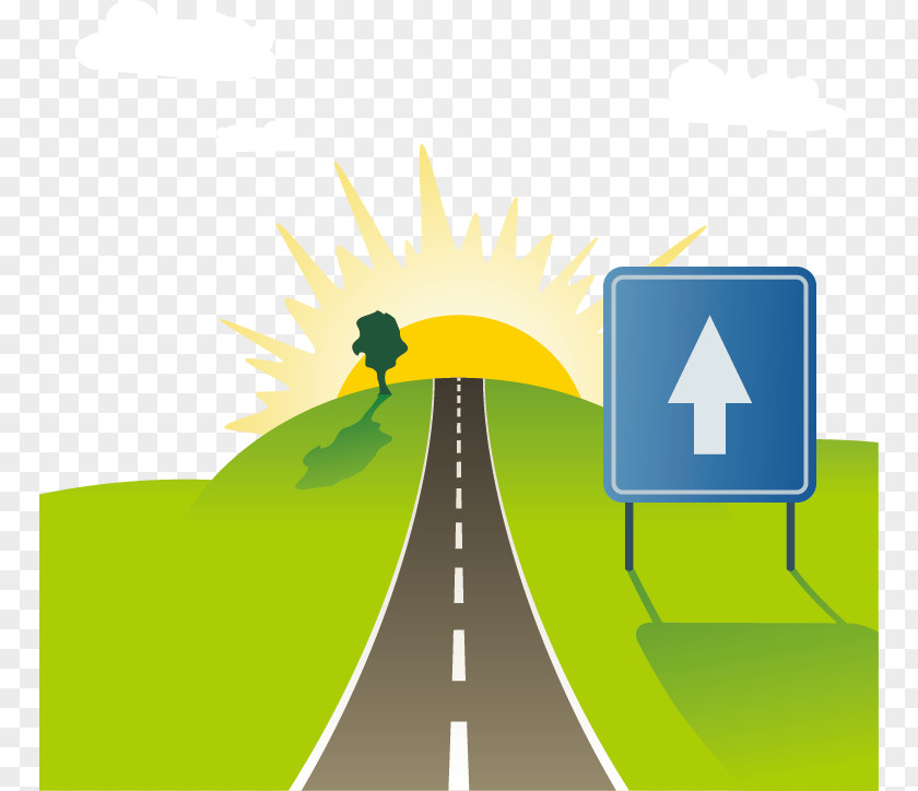 Vector Road Euclidean Highway Drawing PNG