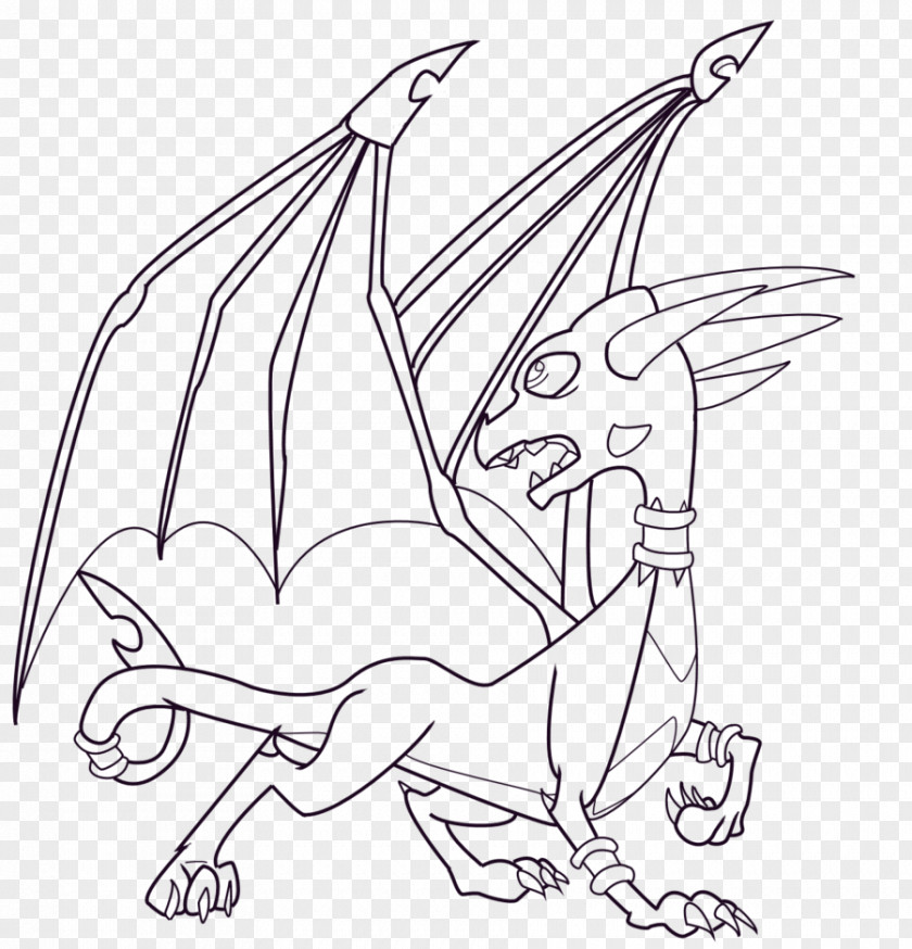 Dragon Line Art Coloring Book Cynder Spyro PNG
