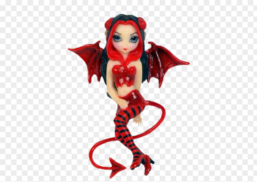 Fairy Devil Strangeling: The Art Of Jasmine Becket-Griffith Figurine Demon PNG