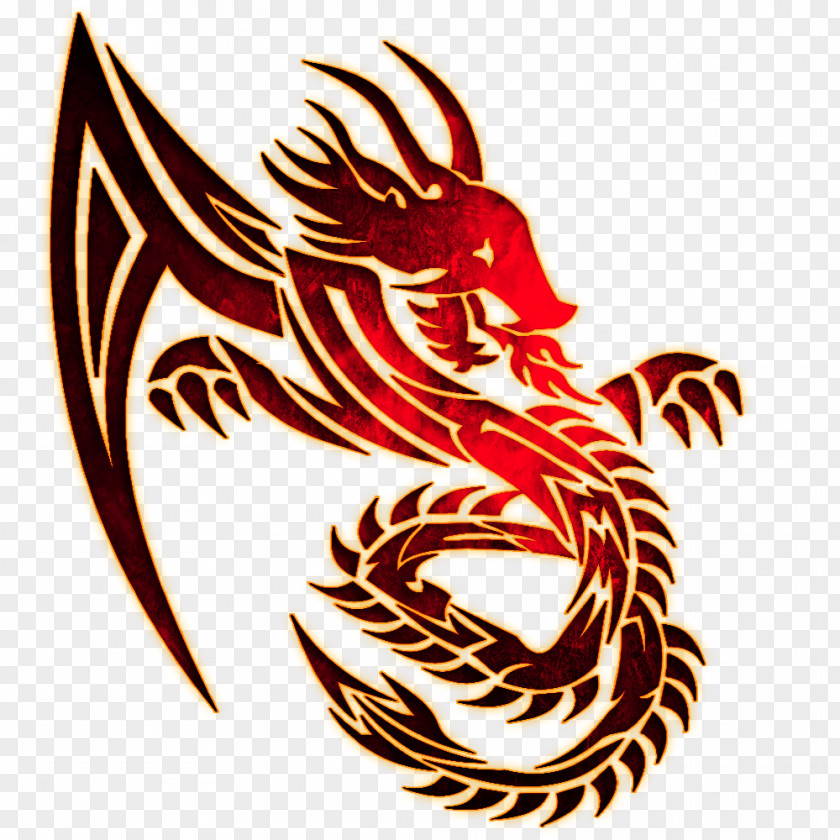 Frost Mage Dragon Symbol Logo Image Art PNG