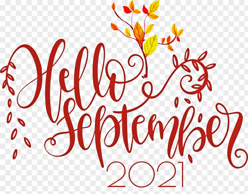 Hello September September PNG