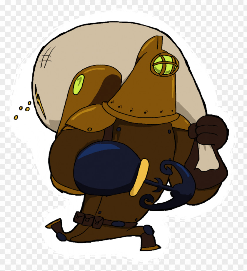 Knight Shovel Treasure Art PNG