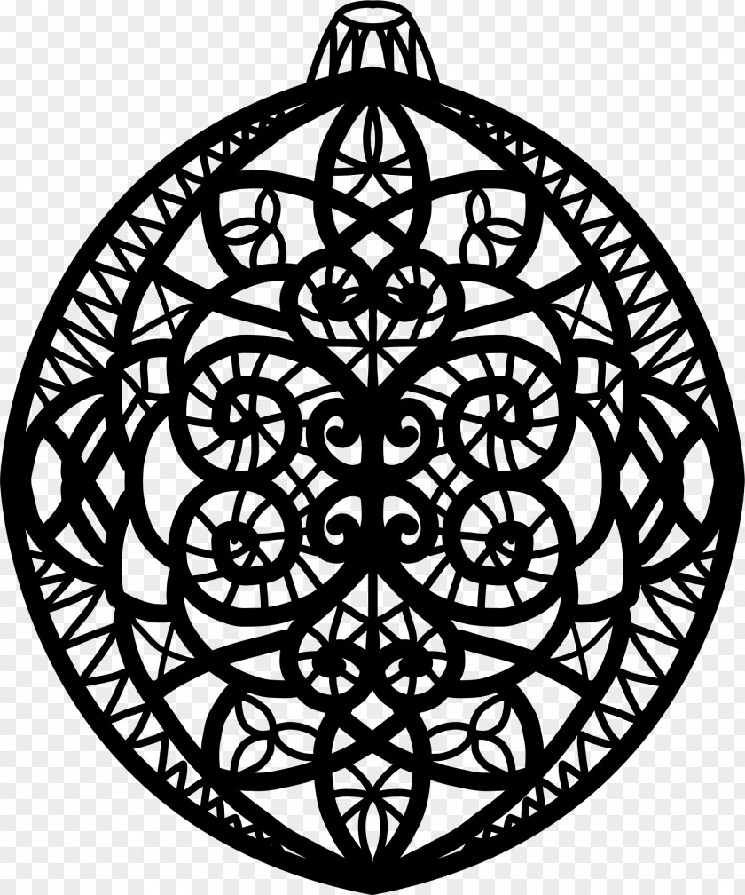 Ornate Christmas Ornament Bombka PNG