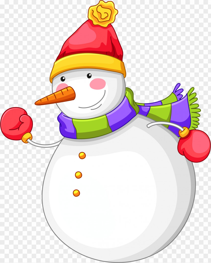 Cartoon Snowman PNG