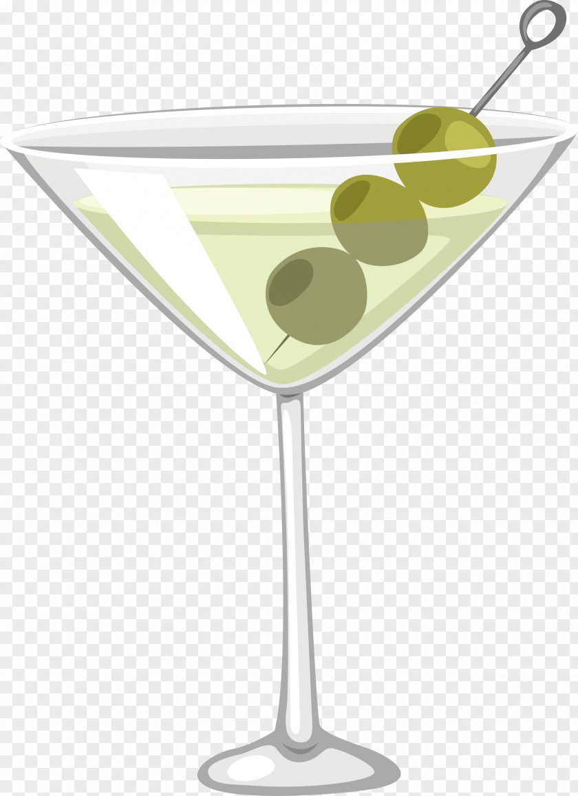 Cocktail Vector Martini Garnish Wine Glass PNG