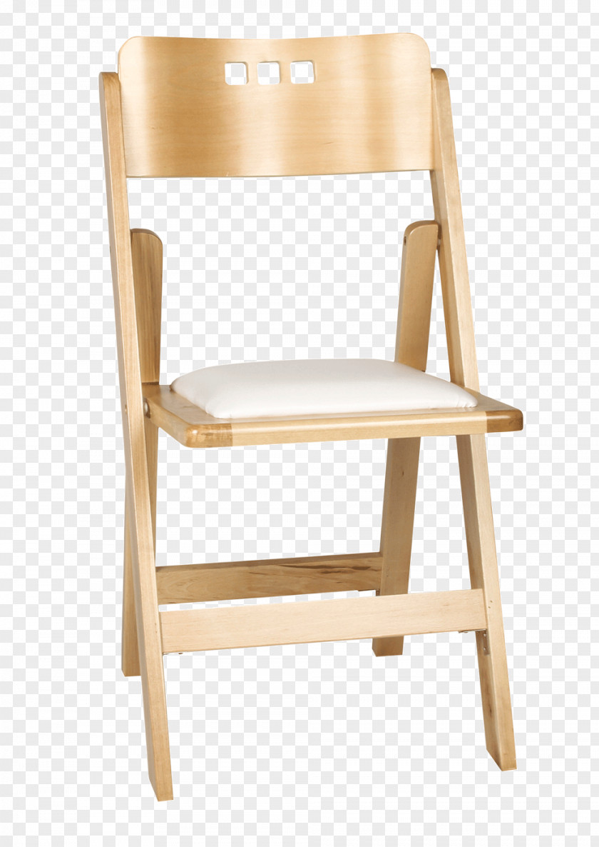 Folding Chair Wood Armrest PNG