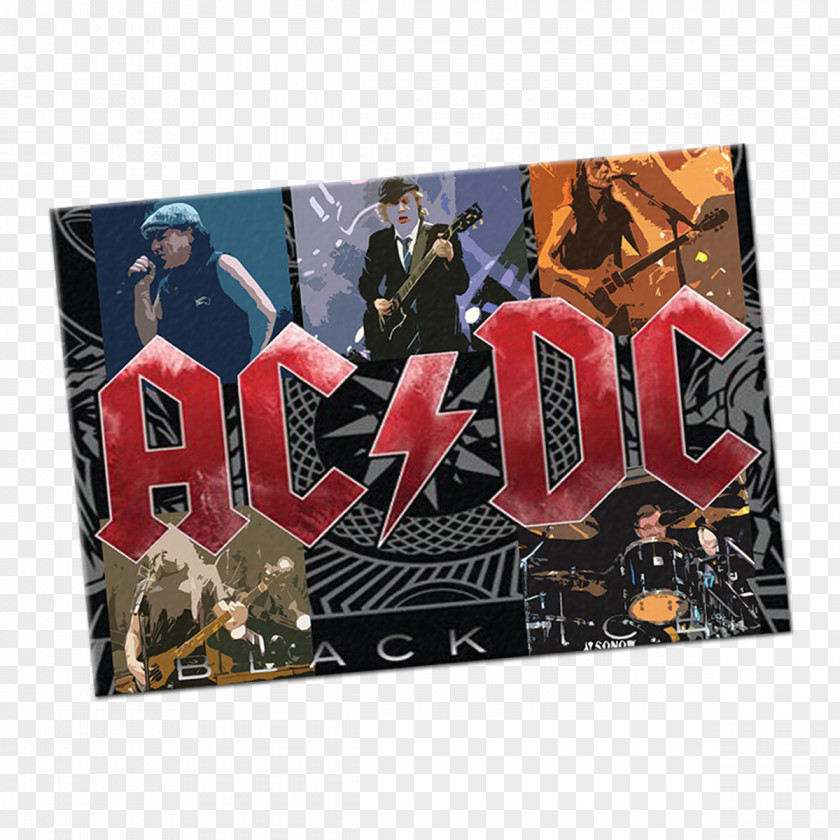 Midia Black Ice World Tour AC/DC Art Back In PNG