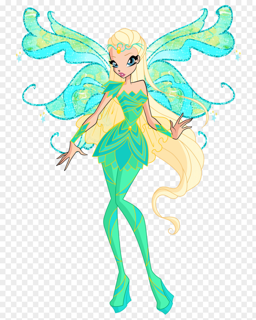 Set Bloom Winx Believix Fairy Sirenix Illustration PNG