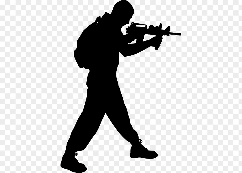 Silhouette Soldier Military Clip Art PNG