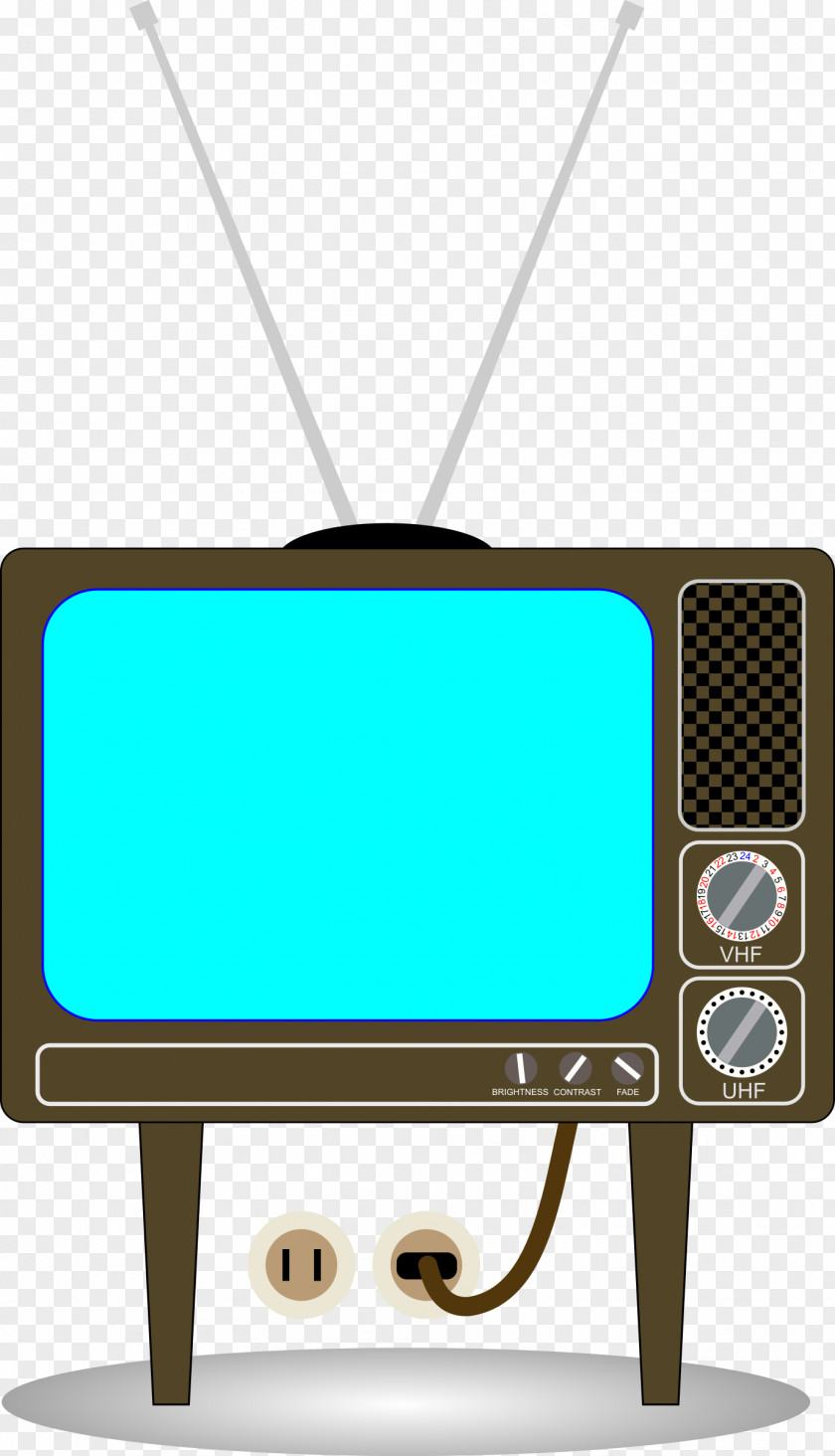 Tv Cabinet Cartoon Old-Fashioned Frames Clip Art Television Openclipart Free Content PNG