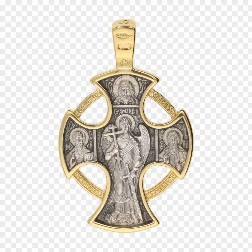 Virgin Mary Cross Russian Orthodox Church Charms & Pendants Gabriel Michael PNG
