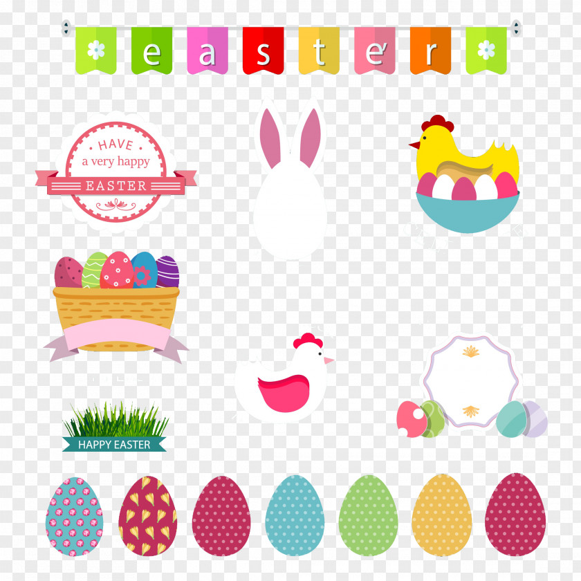 Color Cute Egg Sticker Clip Art PNG