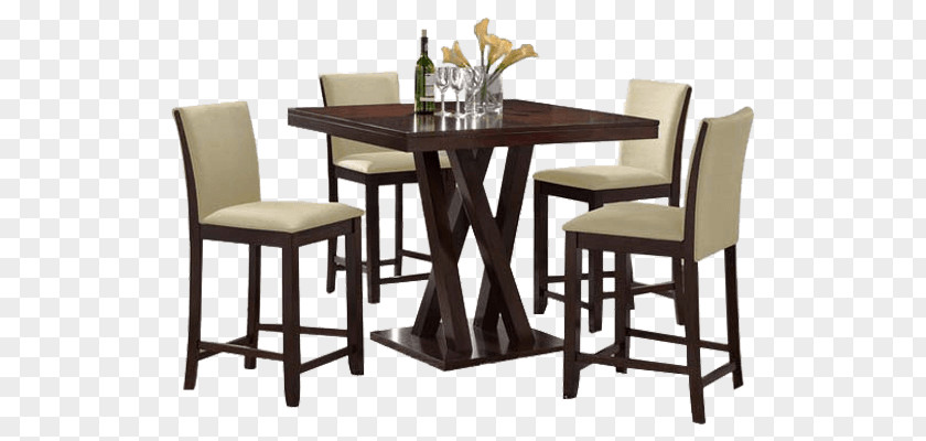 Dining Table Top Room Bar Stool Chair Furniture PNG