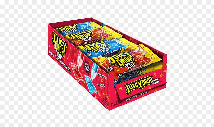 Juice Drop Taffy Lollipop Juicy Pop Gummi Candy PNG