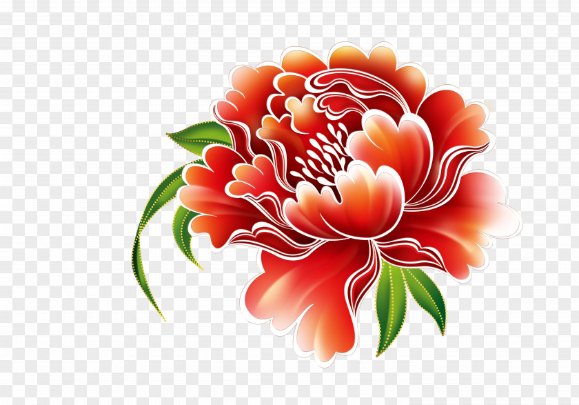 Peony Moutan Blue PNG