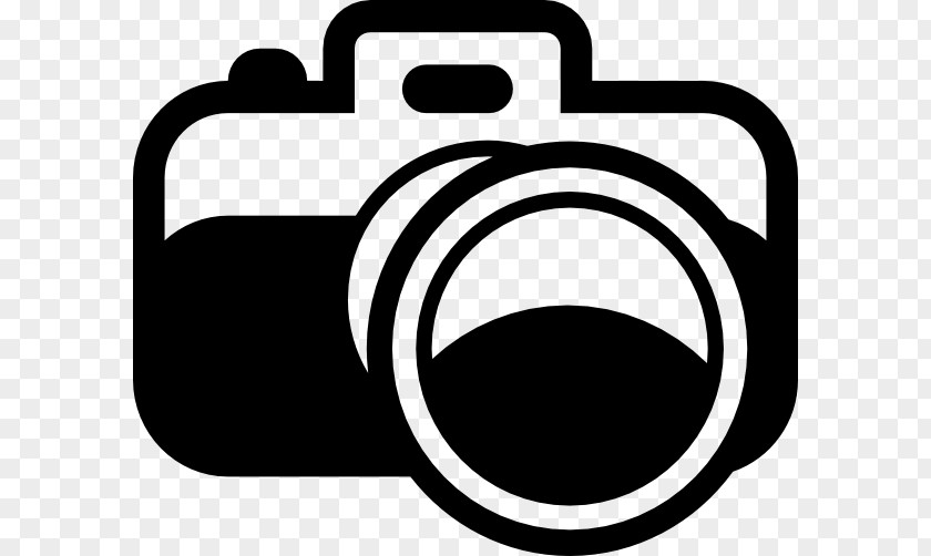 Slr Vector Camera Photography Black And White Clip Art PNG